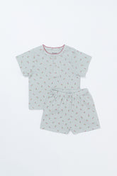 Daisy Dew Short Sleeve Set - Cloud Bloom